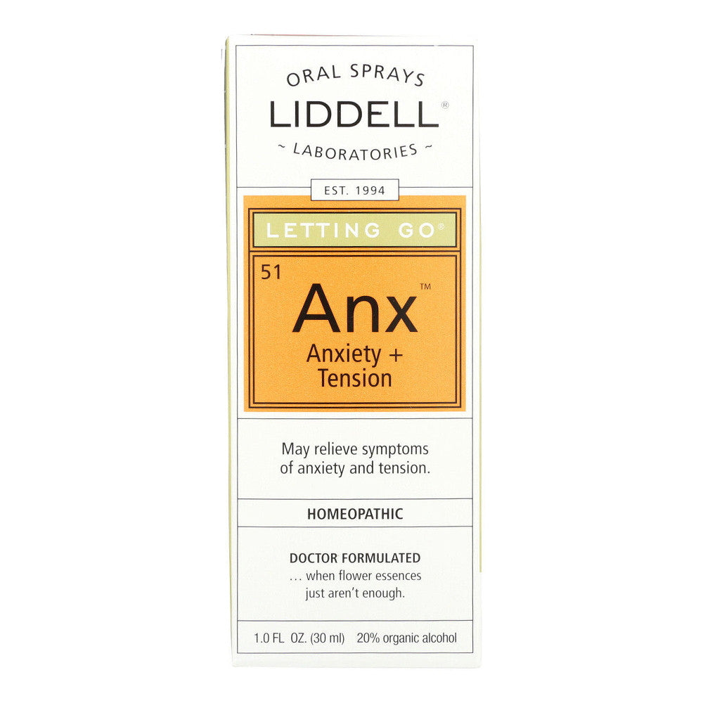 Liddell Laboratories Go Anxiety + Tension Homeopathic, Oral Spray , 1 Oz